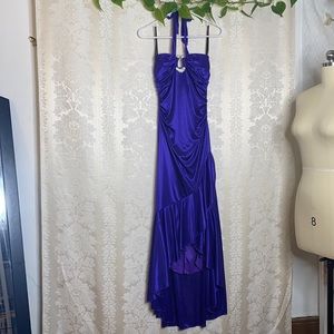 Deb purple dress